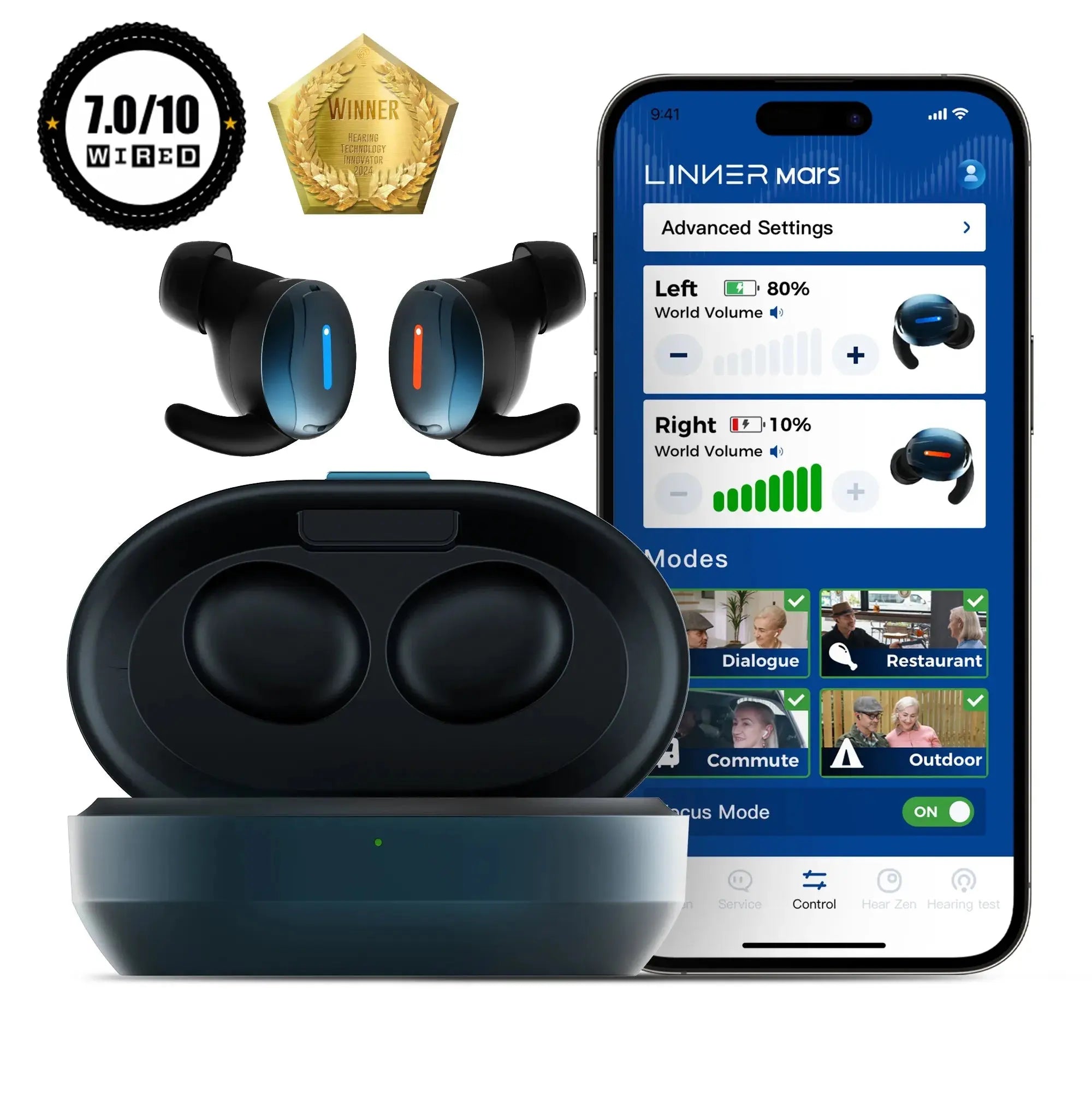 Hearing Aids with Bluetooth LINNER - Main Image