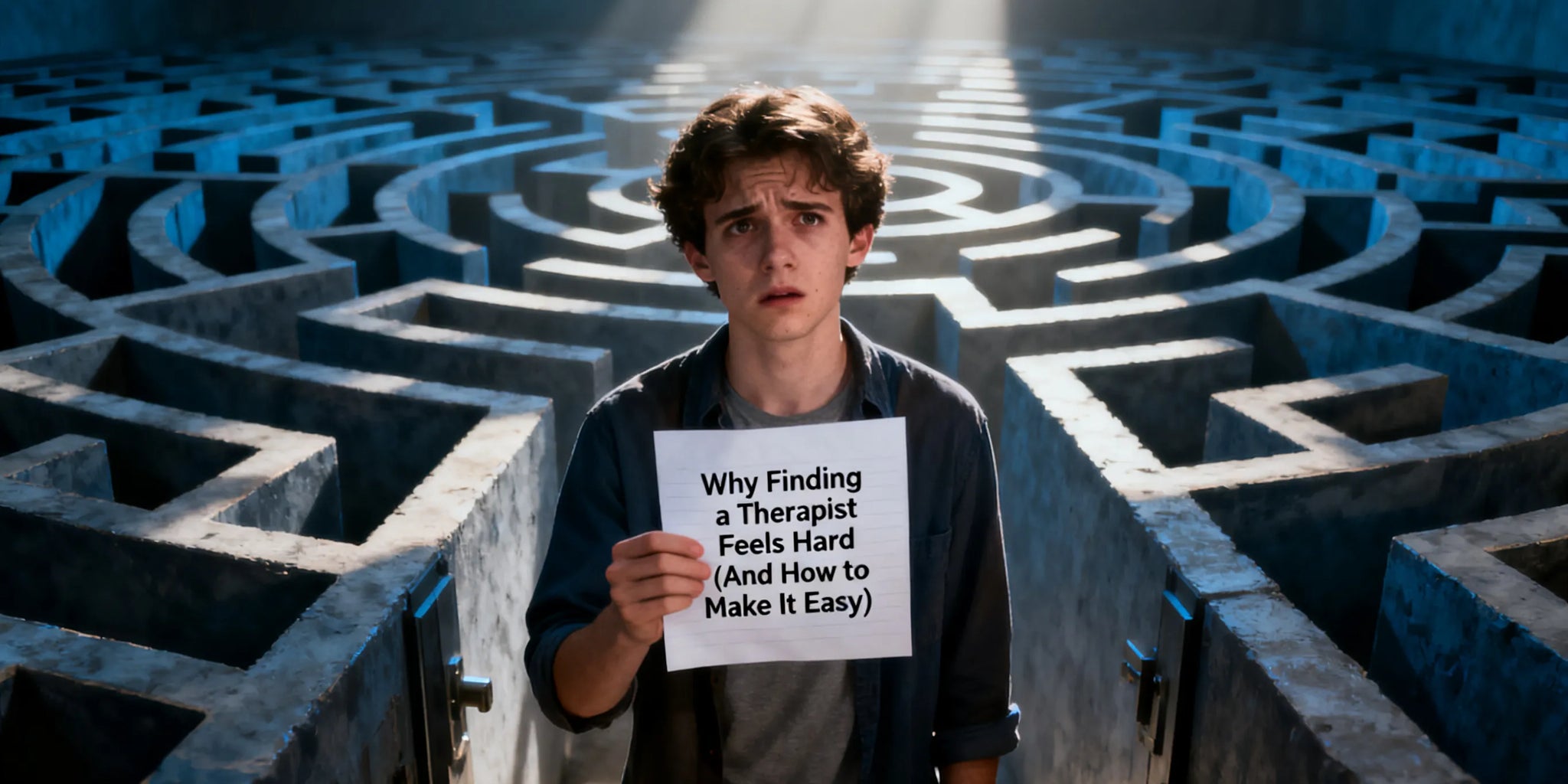 Why Finding a Therapist Feels Hard (And How to Make It Easy)