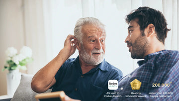 Two people are talking