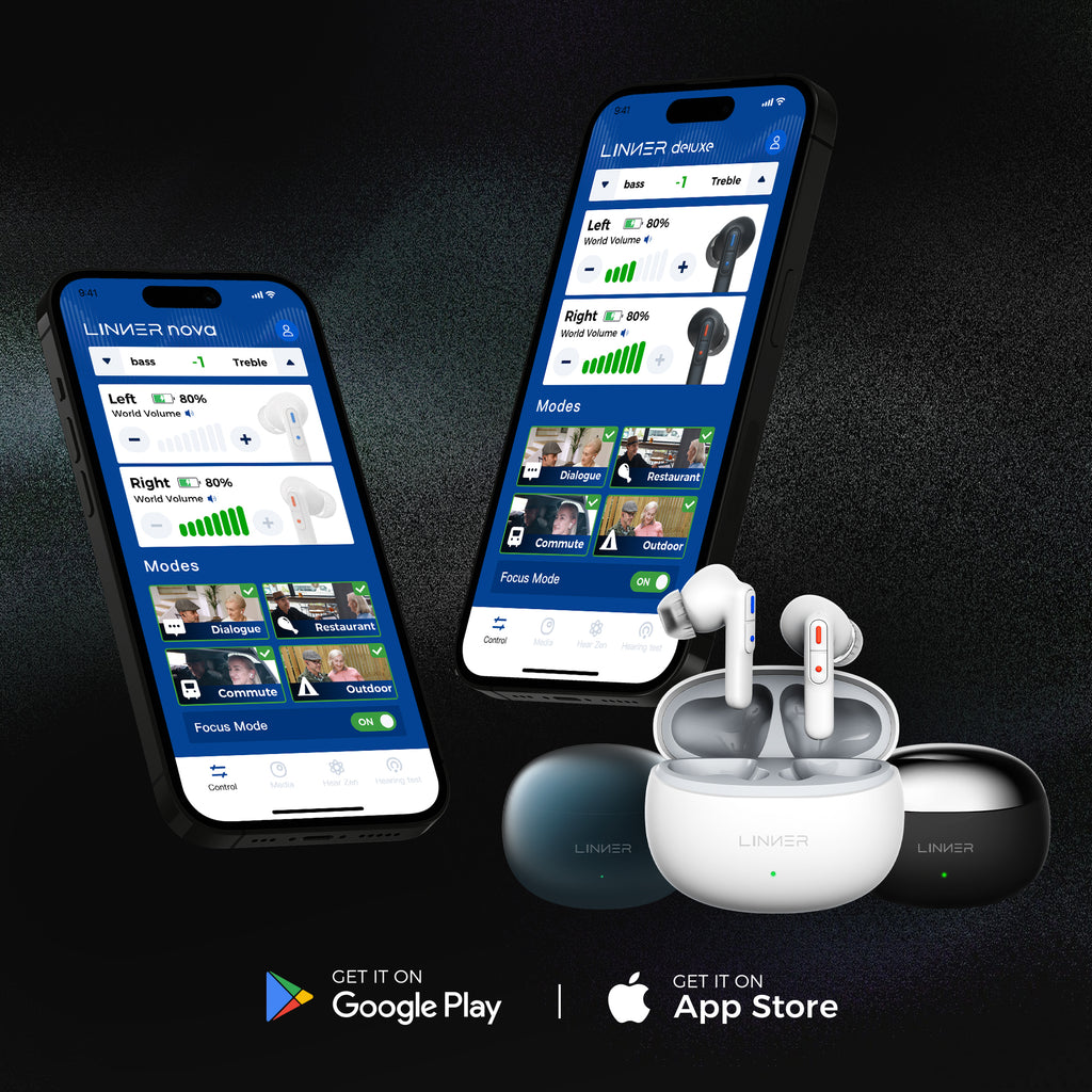 Linner Nova OTC Hearing Aids [FSA & HSA Eligible]