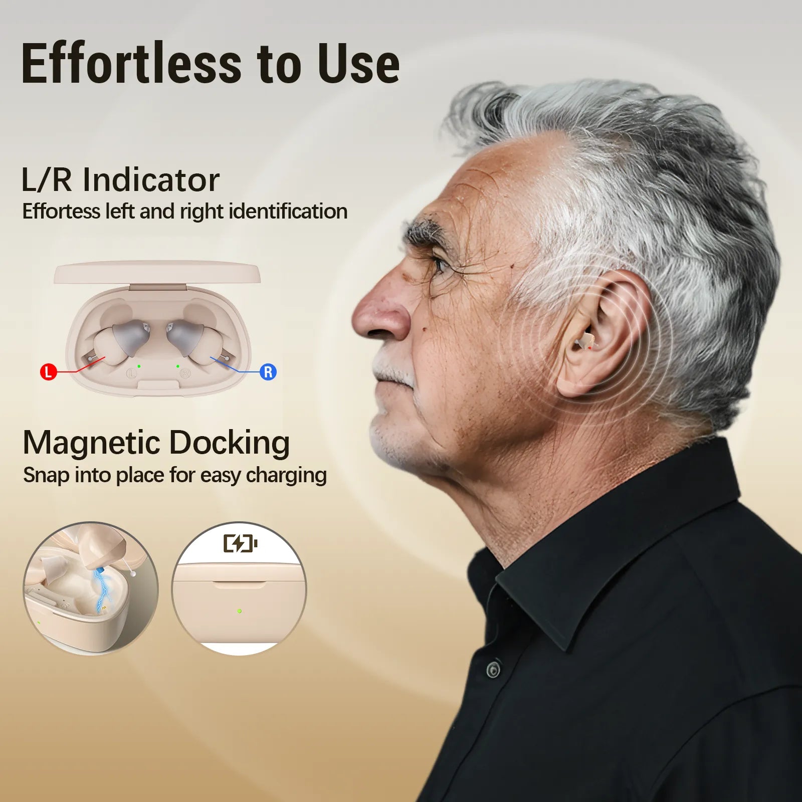 Linner Saturn Series mini-CIC OTC Hearing Aids